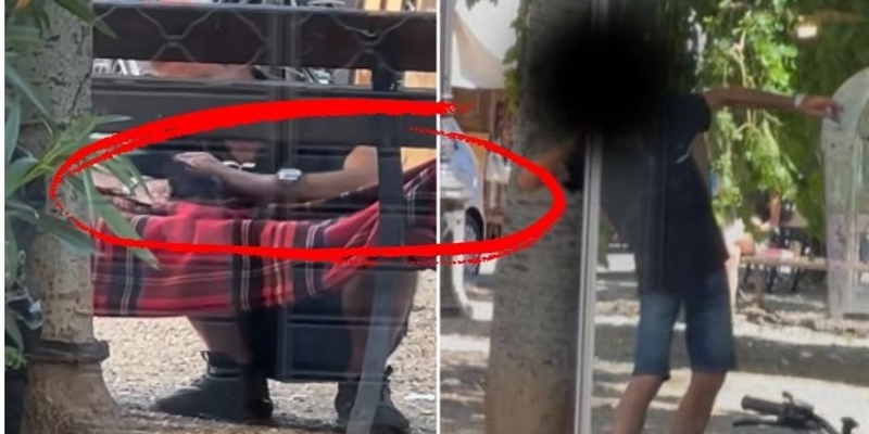 Un frame del filmato