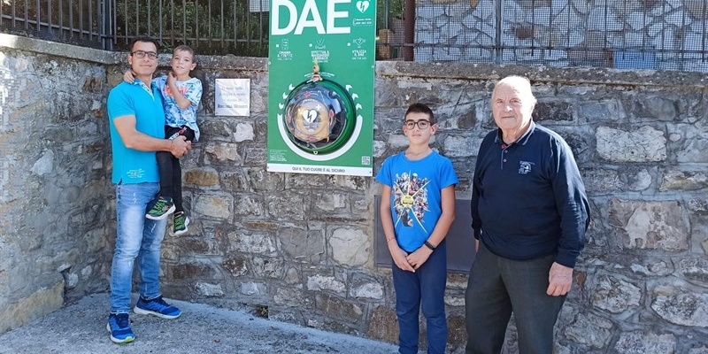 Un defibrillatore per ricordare mamma Romana a dieci anni dalla scomparsa