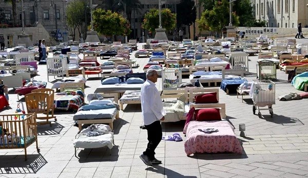 i letti degli ostaggi di Hamas