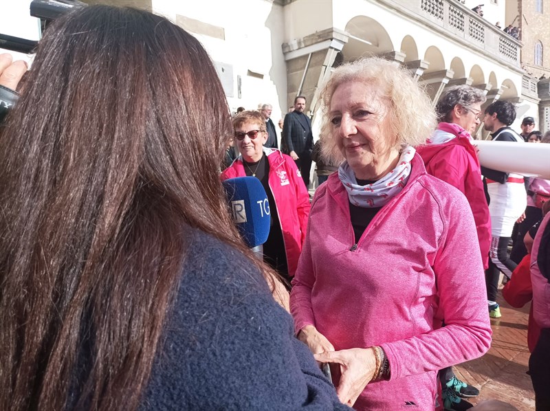 Annarella, una delle splendide Florence Dragon lady intervistate dalla Rai