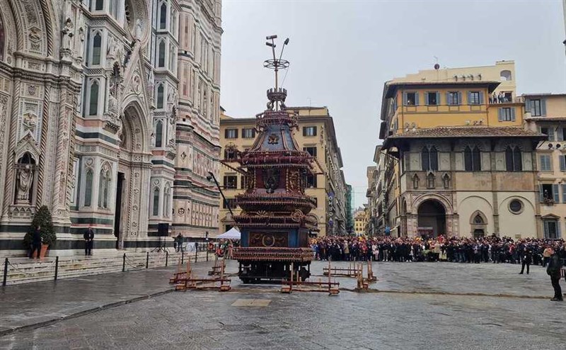 Volo perfetto della Colombina