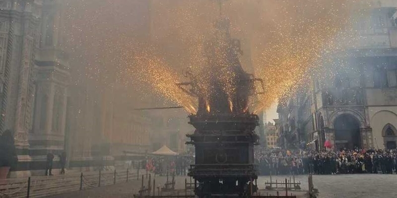 Volo perfetto della Colombina