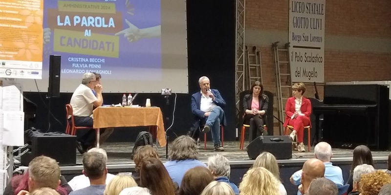 Borgo San Lorenzo. Il confronto elettorale fra i tre candidati borghigiani