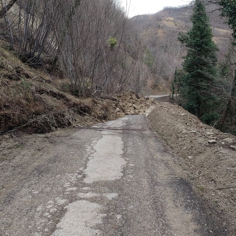 Le immagini della frana