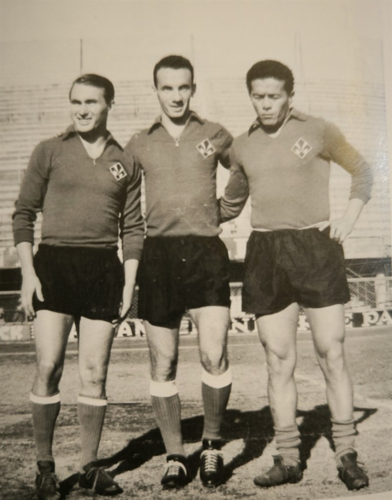 Trio d'attacco: Hamrin, Antoninho, Montuori