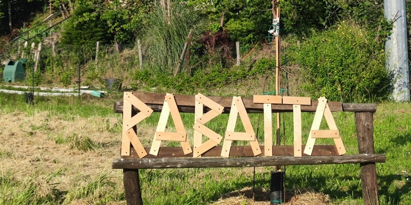 La scritta apparsa a Rabatta