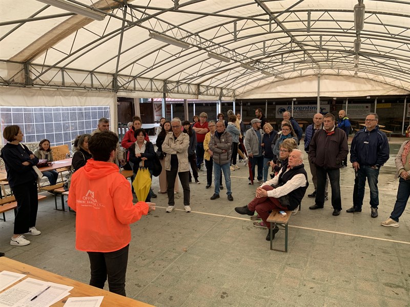 il sit-in a Pietramala