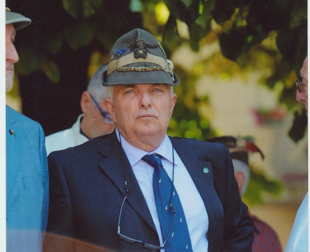 Giuseppe Tronconi capogruppo degli Alpini di Borgo San Lorenzo.