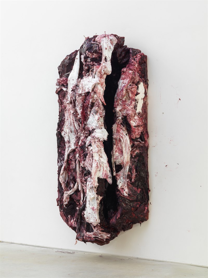 Anish Kapoor 
Three Days of Mourning, 2016
Silicone, paint
250x120x70
Photograph: Dave Morgan
©Anish Kapoor. All Rights Reserved SIAE, 2023
