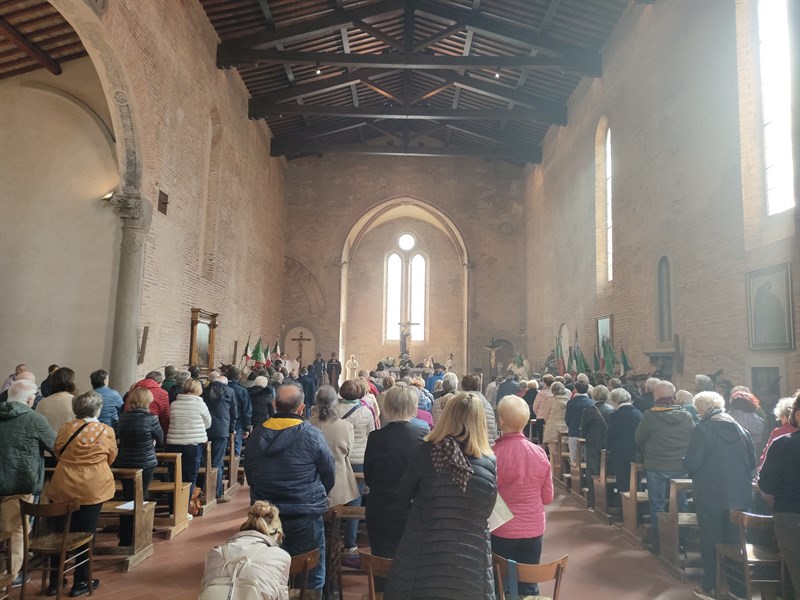 All’interno della Chiesa di San Francesco 