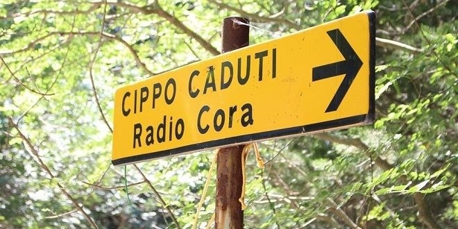 Cartello che indica la sede di "Radio Cora", l’emittente clandestina del Partito d’Azione fiorentino (1943 -1944)