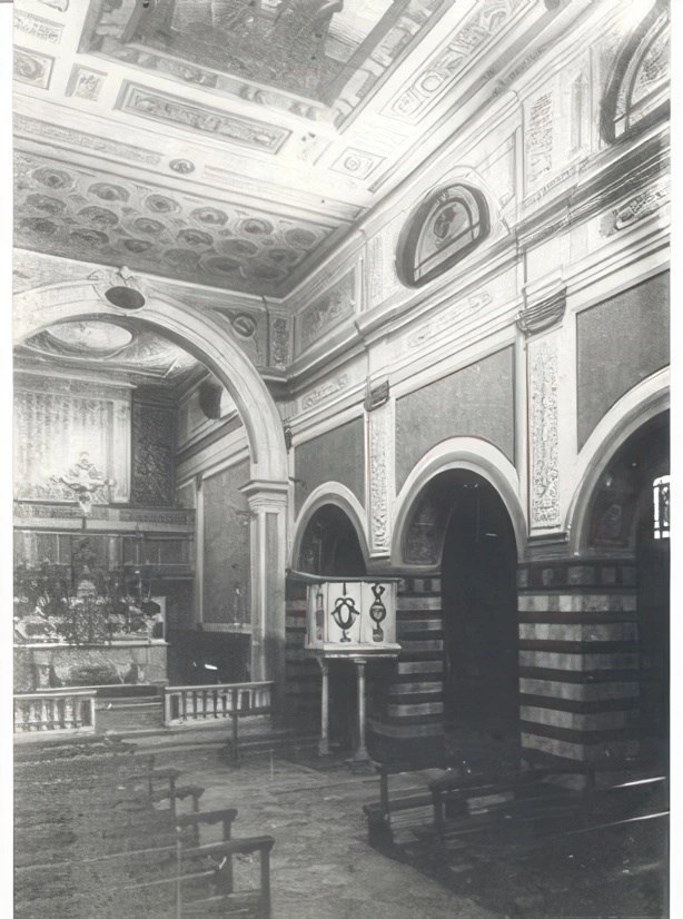 Anno 1908 – Interno della Pieve di San Giovanni Maggiore ( Foto Avv. Ungania) 
