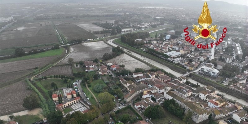 Immagini dall’alto dell’alluvione 