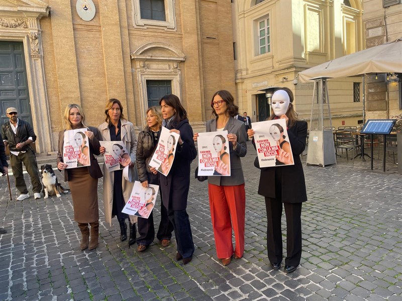 Un momento del flash mob