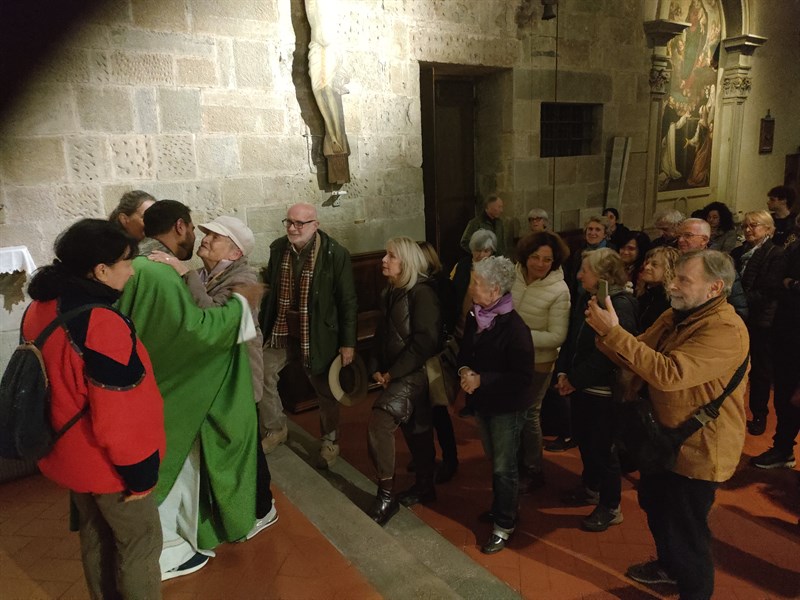 Un momento della cerimonia