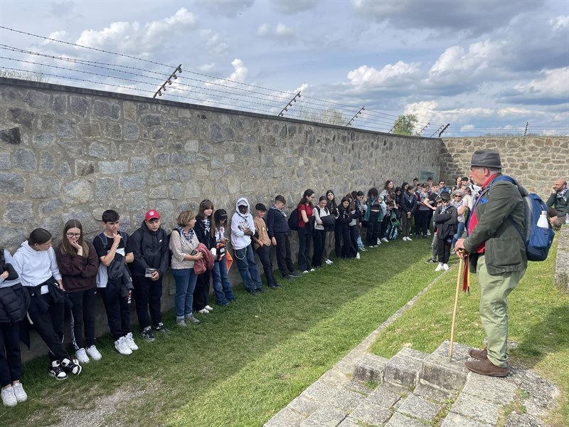 Ragazzi di Pelago al Viaggio della Memoria 2023 
