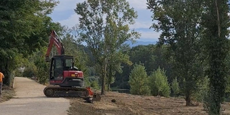 Lavori su fiume nel Comune di Pontassieve 