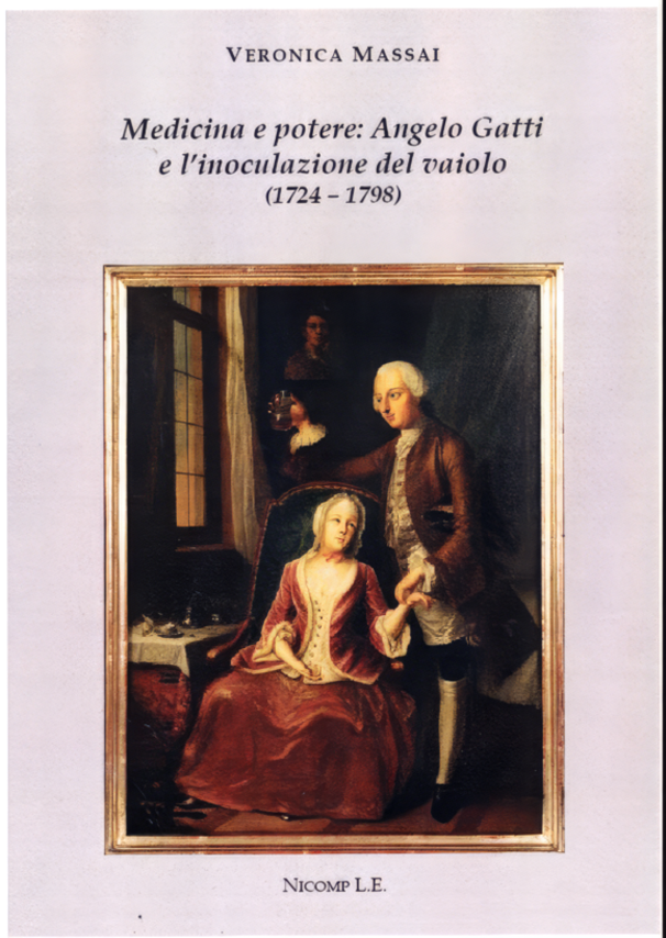 Il frontespizio del libro sul dott. Angelo Gatti
