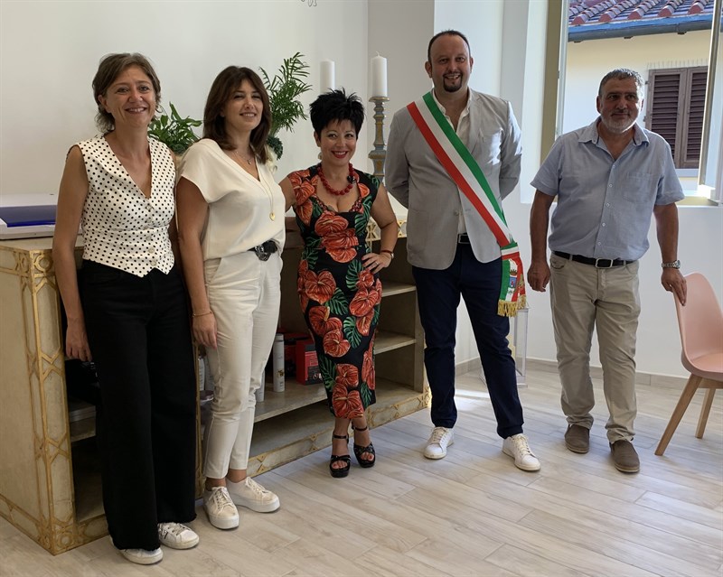 Il Sindaco e la giunta con Fulvia Penni