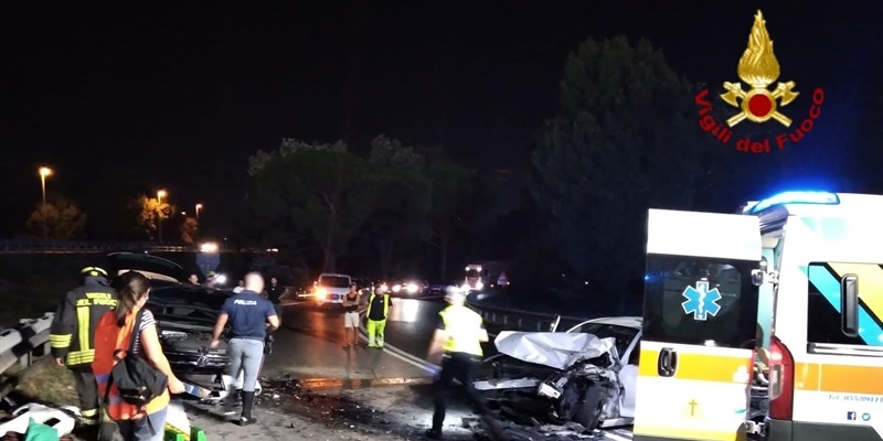 L'incidente sullo svincolo