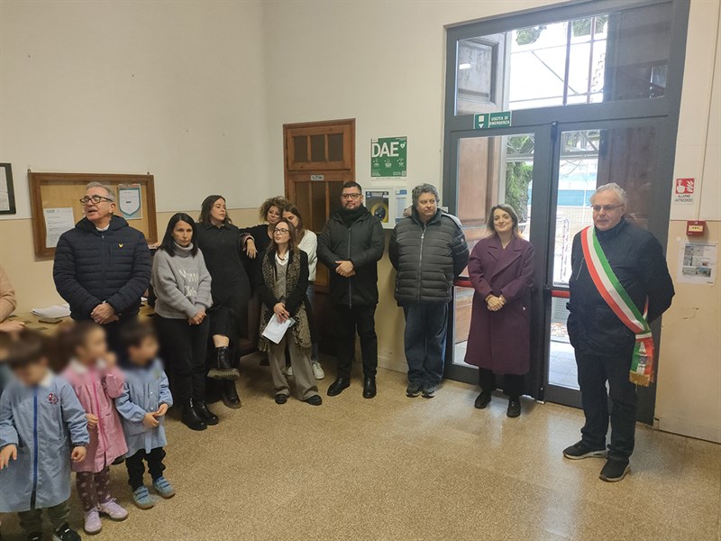 Autorità amministrative, didattiche e religiose durante la cerimonia