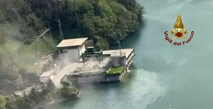 L'esplosione a Suviana