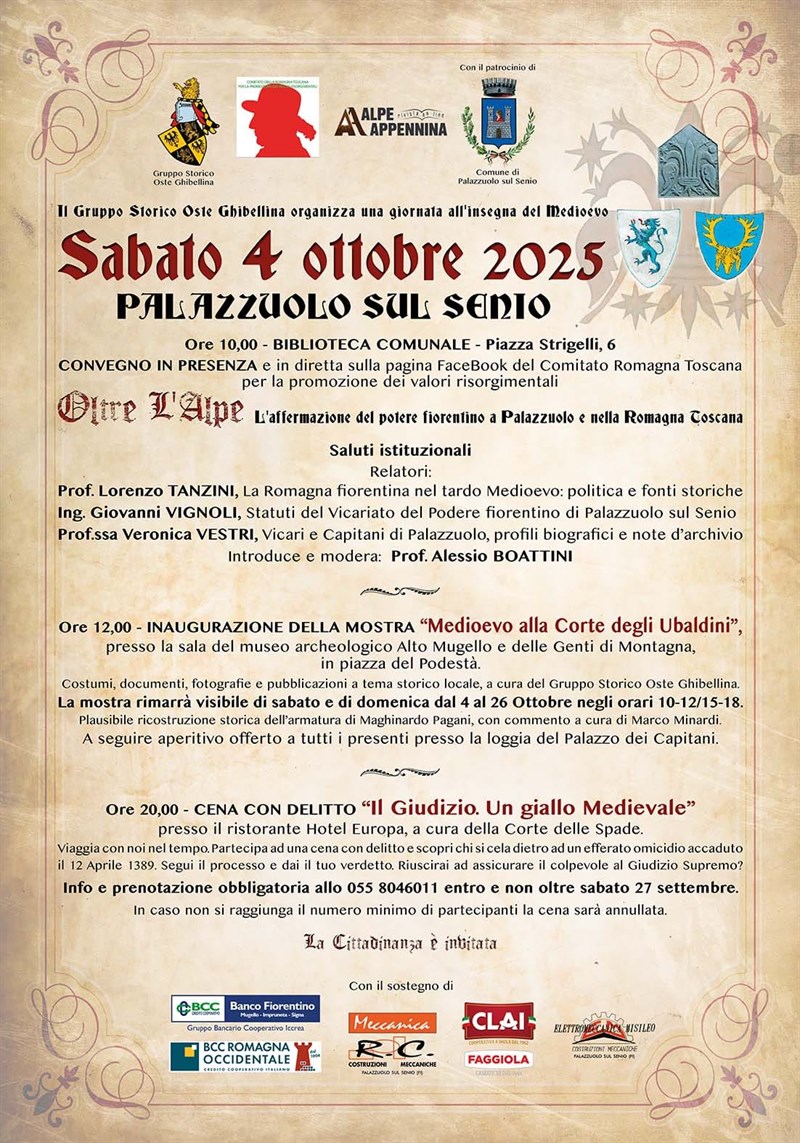 La locandina dell'evento