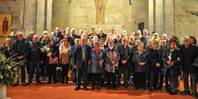 Tante coppie in Pieve hanno festeggiato i loro anniversari di nozze