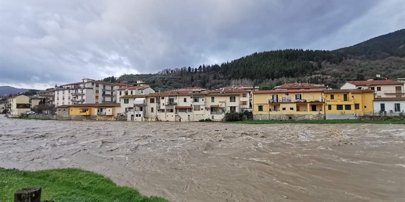Livello fiume Sieve di questi giorni