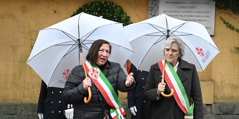 Maria Federica Giuliani e Anna Ravoni commemorano Lando Conti
