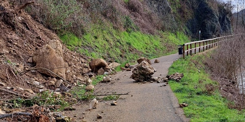 Immagine della frana