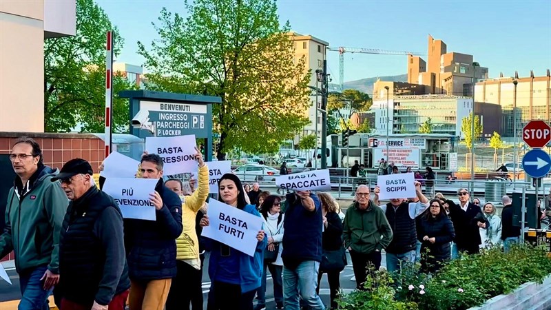 Un momento della manifestazione