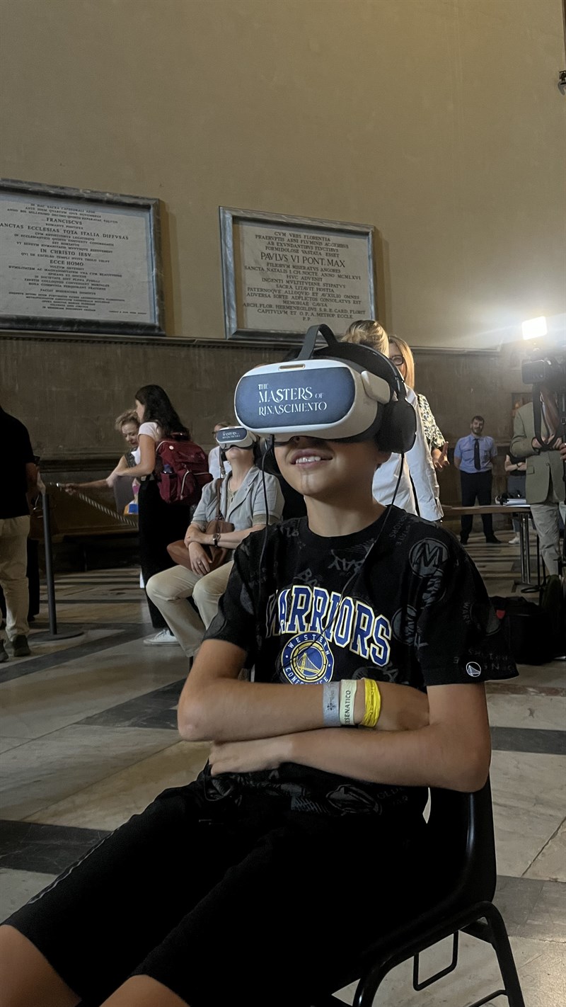 Un momento dell'esperienza