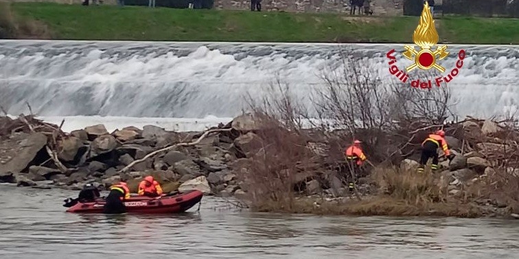 L'intervento dei sommozzatori