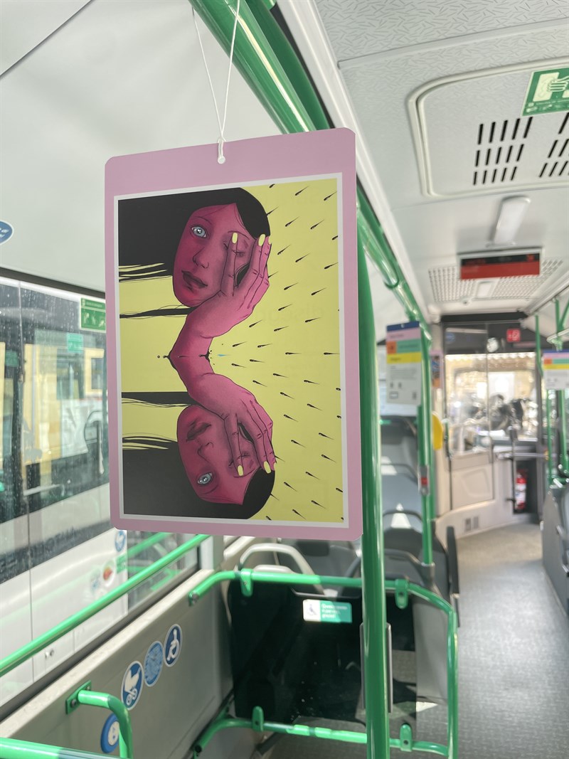 L'arte sui bus