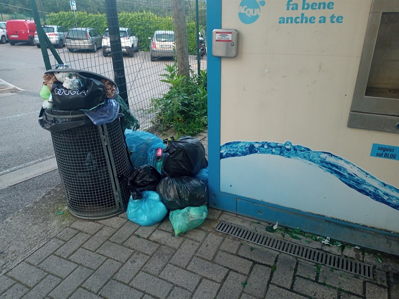 L'accumulo di sacchetti