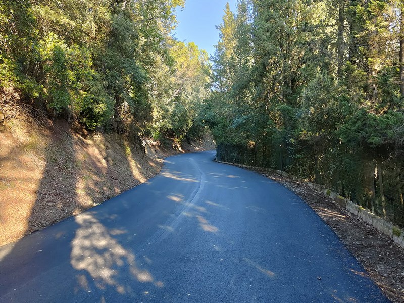 Scandicci, rifatto l'asfalto in via di Marciola