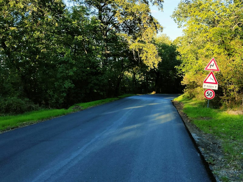Scandicci, rifatto l'asfalto in via di Marciola