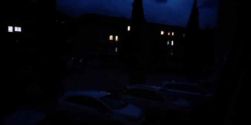 Buio. Foto di archivio