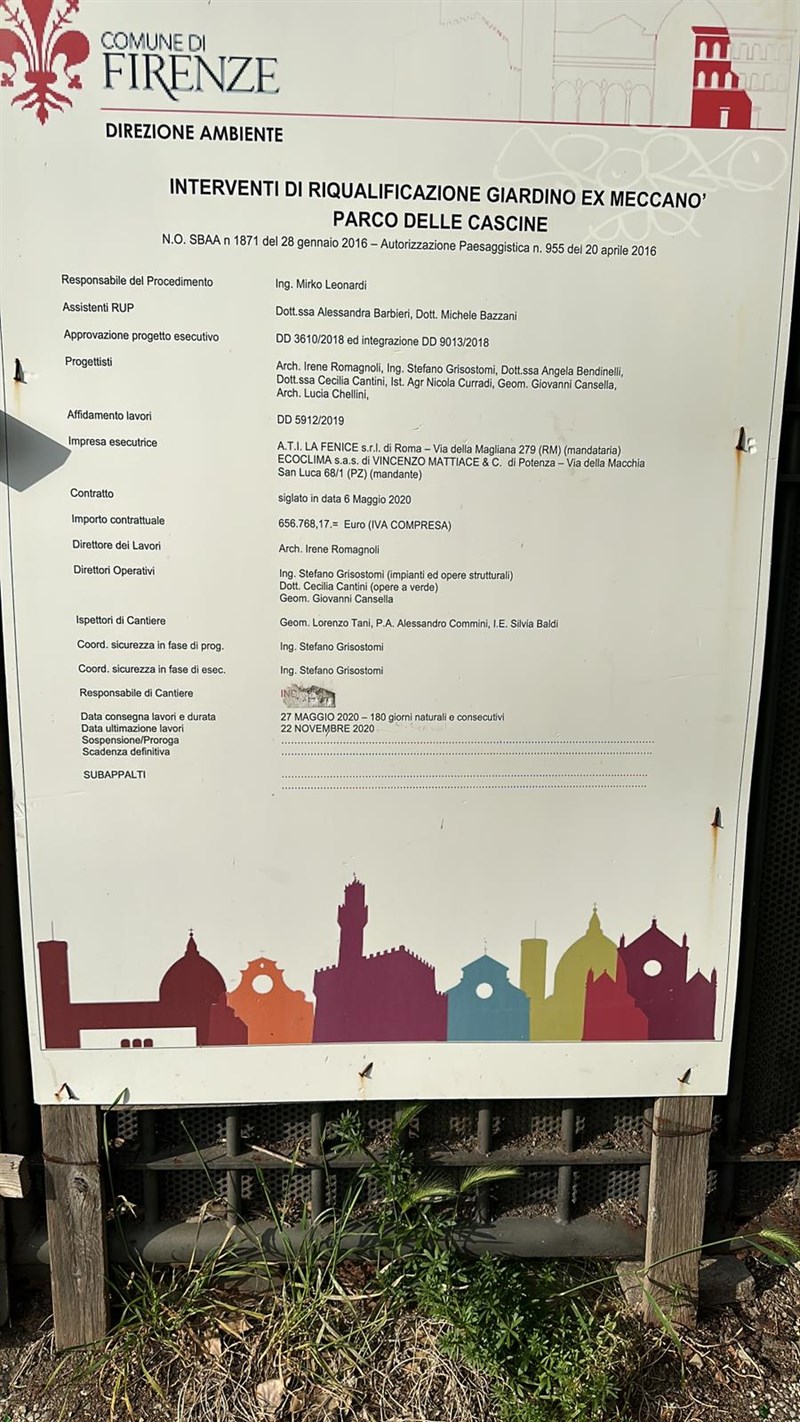 Ecco quando doveva essere finito il giardino