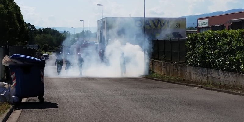 Il luogo dell’incendio