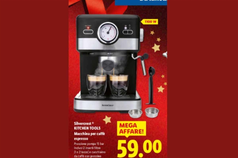La macchina espresso Lidl che punta sulla sostanza