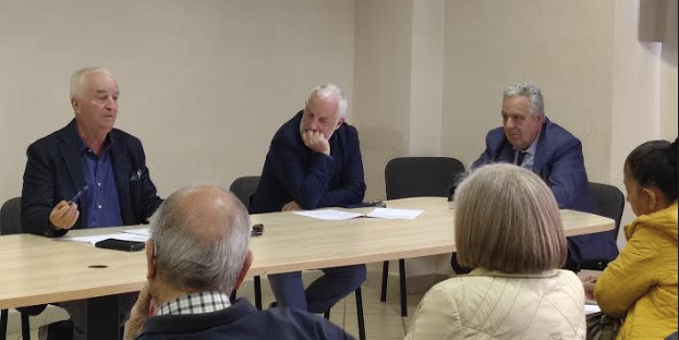 A sinistra il presidente del C. d’A. e i sindaci revisori rag. Gabriele Guidotti e rag. Alessandro Chiesi.