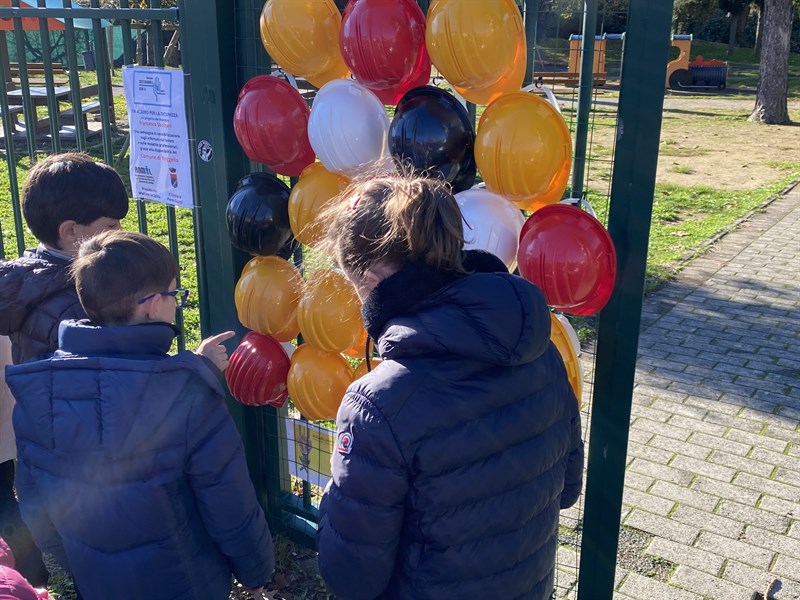 Inaugurazione con la scuola primaria di Reggello dell'Albero per la sicurezza