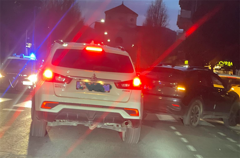 Una foto dell'incidente