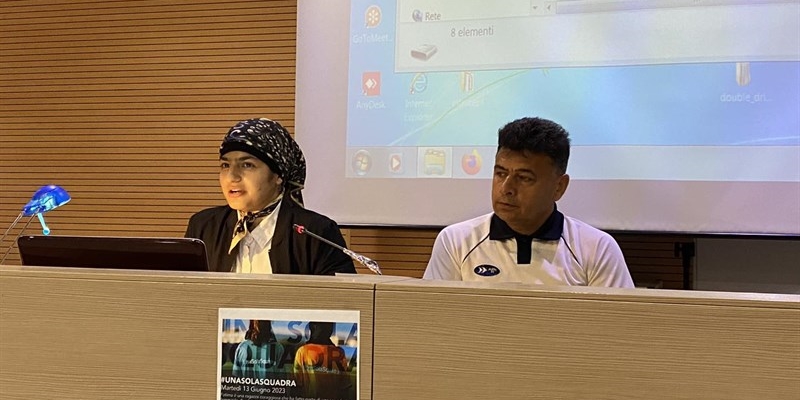 Fatima, la calciatrice donna fuggita dall'Afghanistan a Reggello