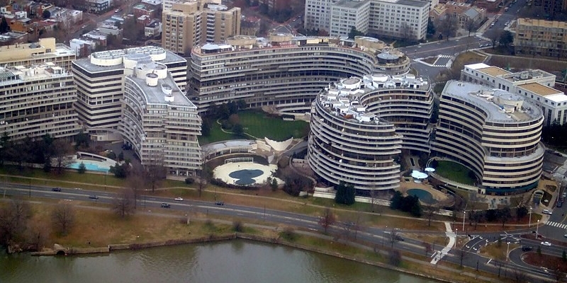 Il Watergate Complex, luogo dove avvenne l'effrazione il 17 giugno 1972