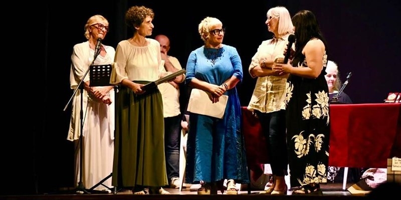 Un momento della cerimonia di premiazione