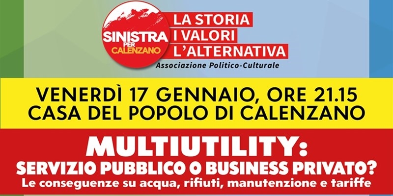 L'iniziativa stasera
