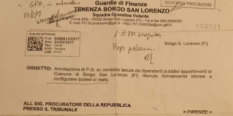 Cantiere comunale e l'assoluzione dopo il caso avviato dal Sindaco 